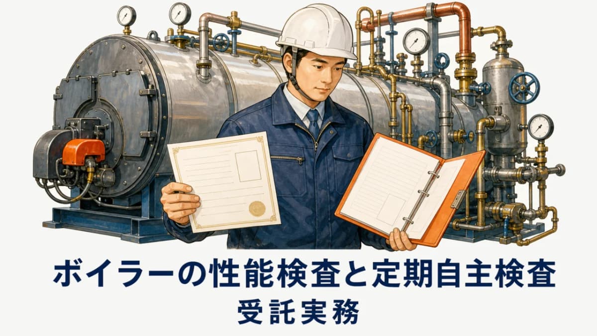 ボイラーの性能検査と定期自主検査の違い|受託実務