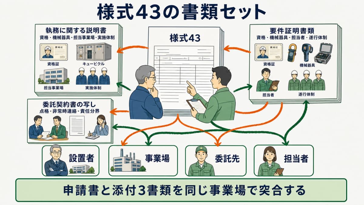 様式43の書類セット