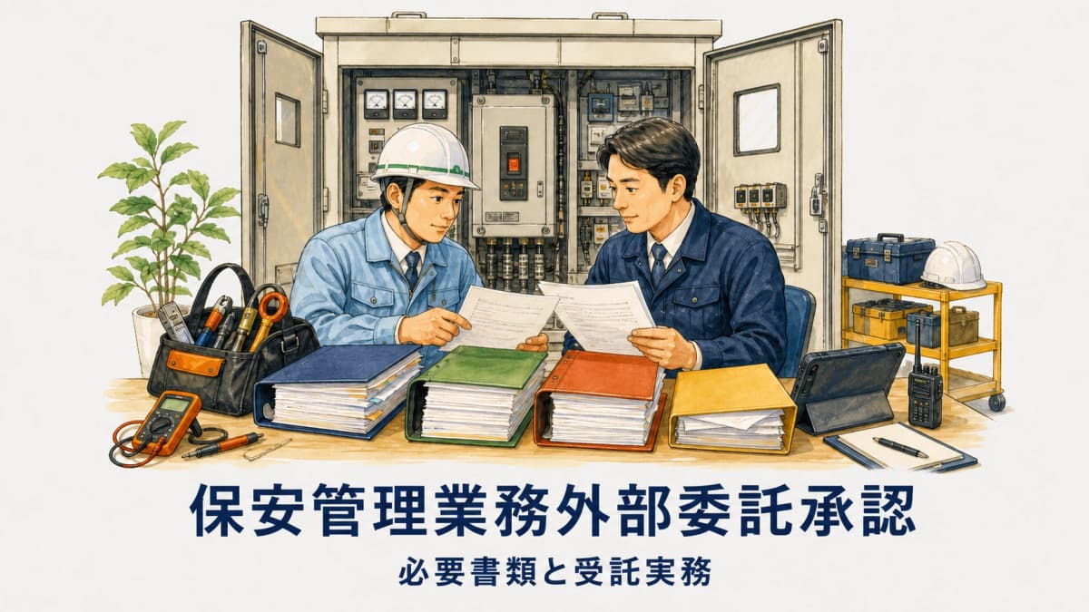 保安管理業務外部委託承認の申請|必要書類と受託実務