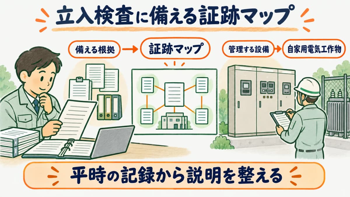 電気事業法の立入検査に備える書類|受託保安会社の平時管理