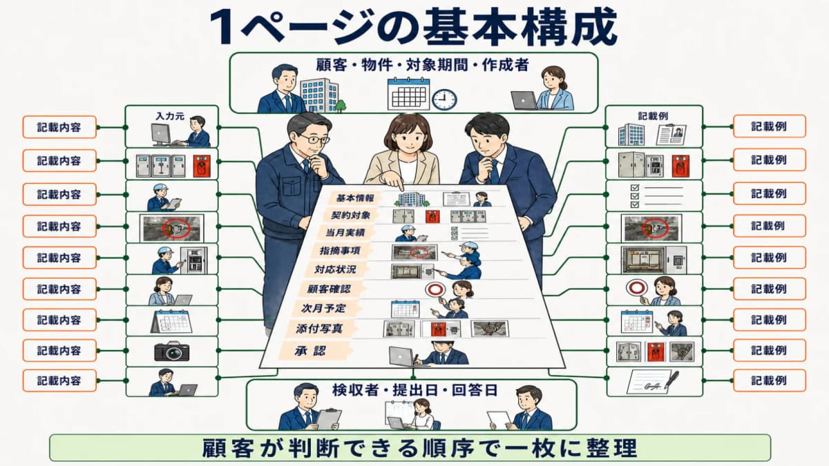 1ページの基本構成
